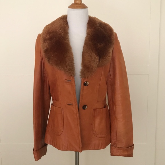Vintage Jackets & Blazers - Vintage leather jacket
